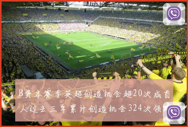 B费本赛季英超创造机会超20次成首人过去三年累计创造机会324次领跑同期